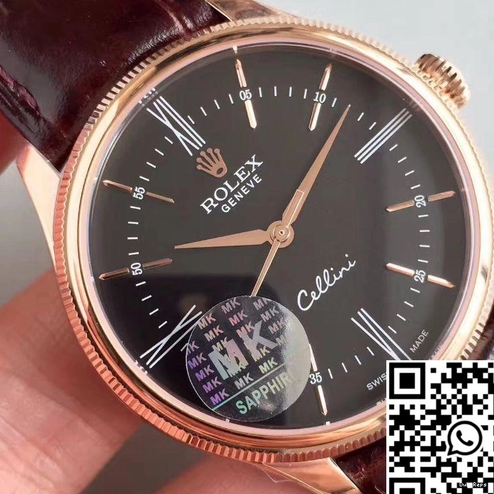 Rolex MKS Cellini Factory 50505 Dial V4 Black 0212